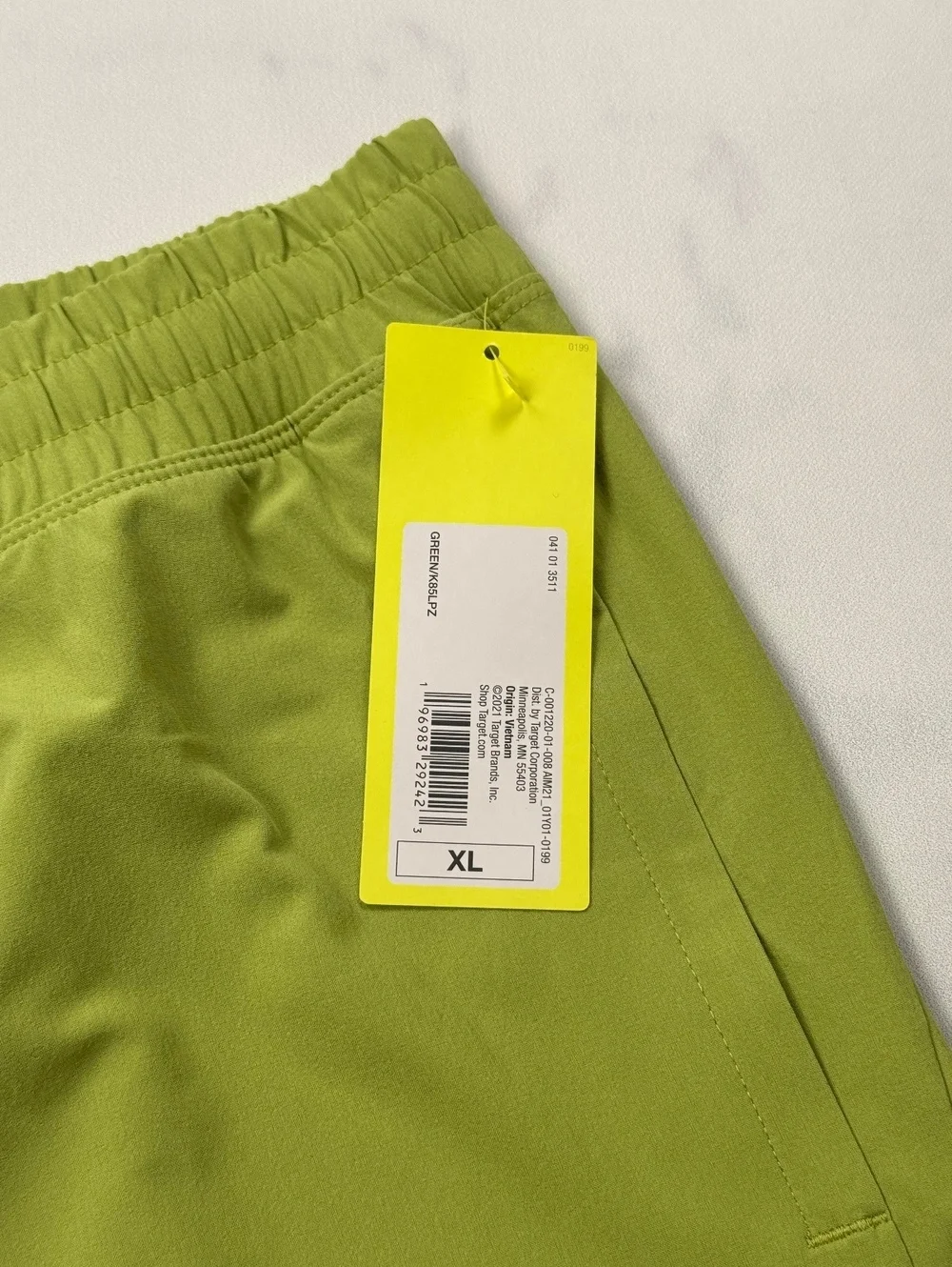 All In Motion Athletic Shorts Green Performance Training - Mens XL NWT